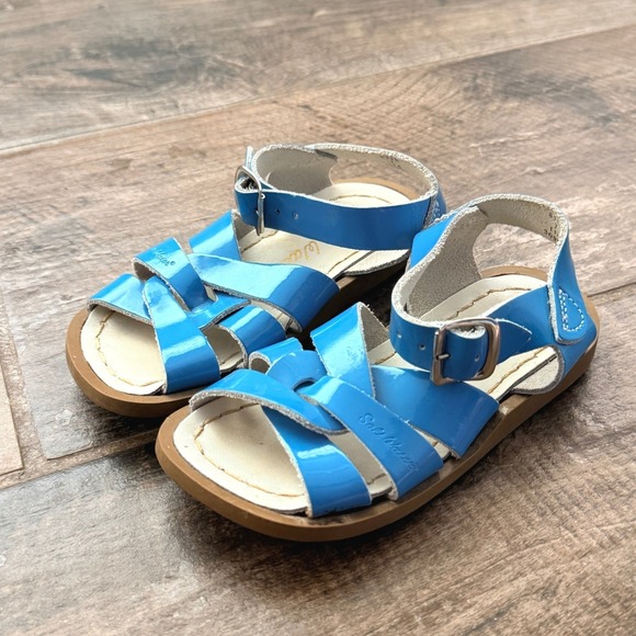 Salt Water Sandals Other - Salt Water by Hoy Toddler Original Shiny Waterproof Sandals, Turquoise, 7